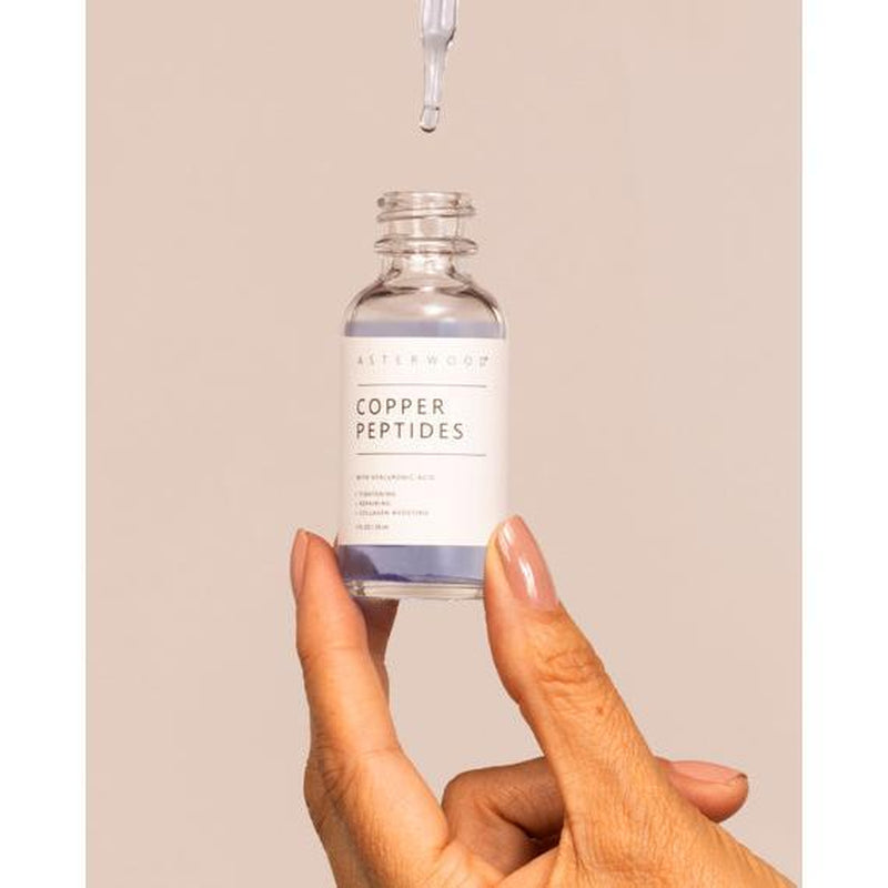 Copper Peptides Serum for Face - Tightening, Repairing, Collagen Boosting - with Ghk-Cu and Hyaluronic Acid - Fragrance-Free
