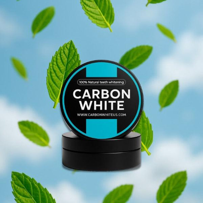 Carbon White – Charcoal Teeth Whitener Powder – Natural, Vegan, Coconut (30G) Organic Whitening - Teeth Whitening, Tooth Polish
