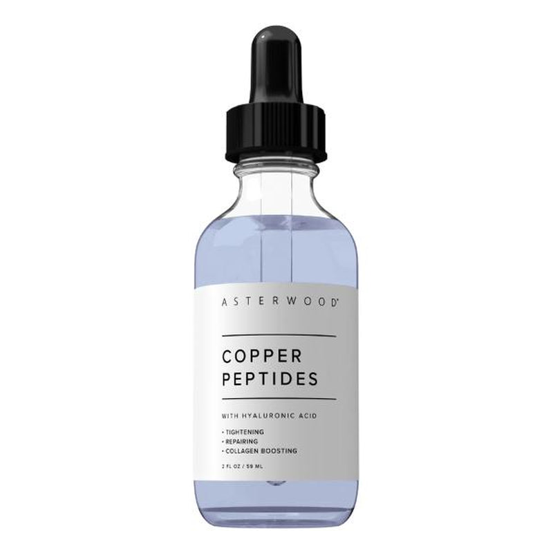 Copper Peptides Serum for Face - Tightening, Repairing, Collagen Boosting - with Ghk-Cu and Hyaluronic Acid - Fragrance-Free