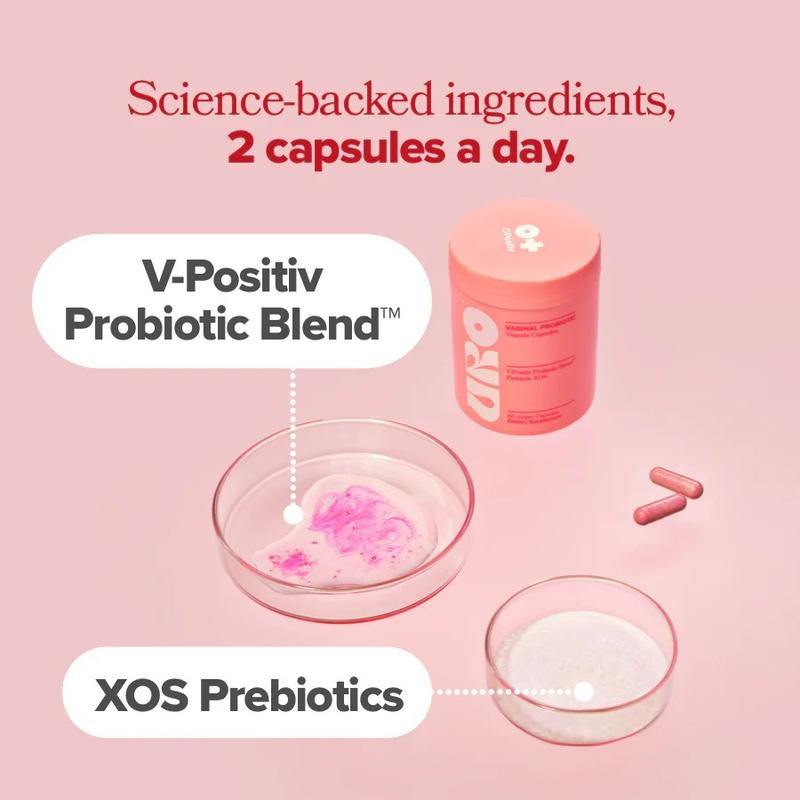 URO Women'S Probiotics - 60 Count (Pack of 1) - Prebiotic and Probiotic Capsules for Healthy Ph Balance and Odor