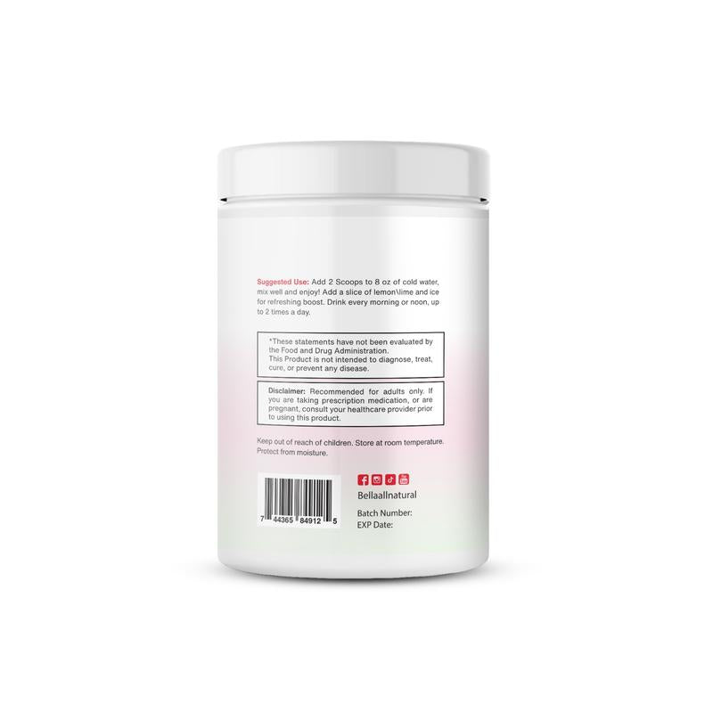 Bella All Natural Probiotics Strawberry Kiwi Lemonade for Healthier Lifestyle