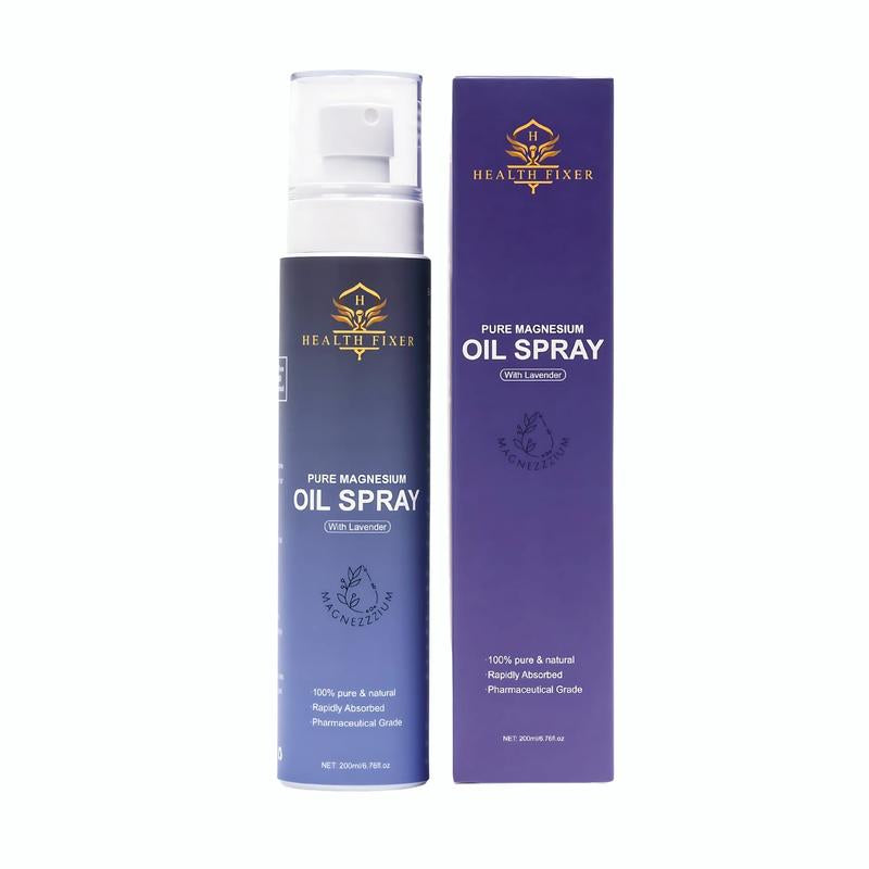 Health Fixer Pure Oil Spray with Lavender - Natural Sleep Aid & Muscle Relaxant, Skin Care & Stress Relief - USP Grade, 100% Pure & Rapidly Absorbed