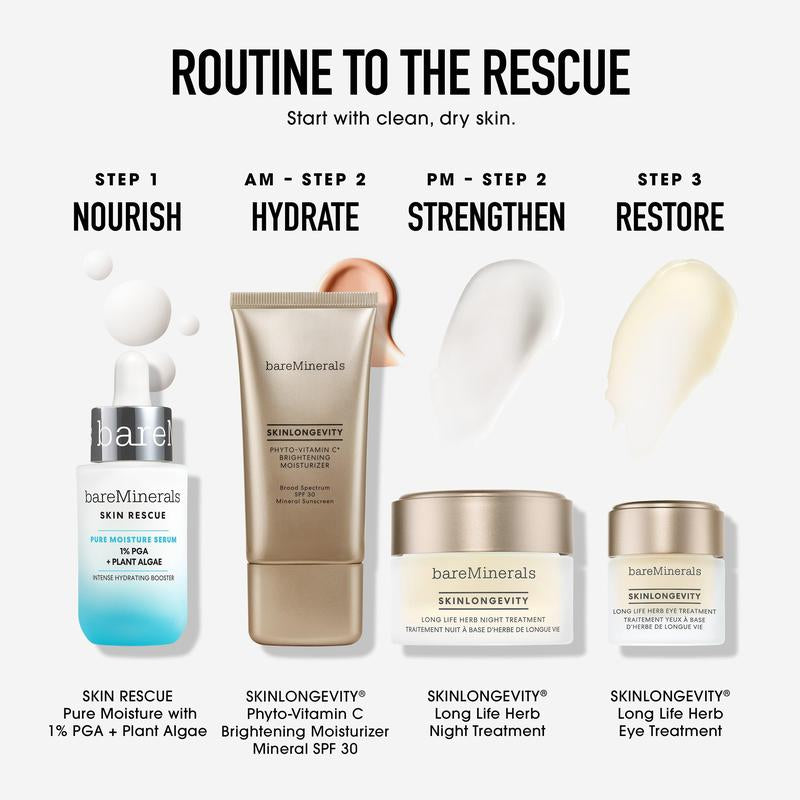 SKIN RESCUE Pure Moisture Serum with 1% PGA and Plant Algae