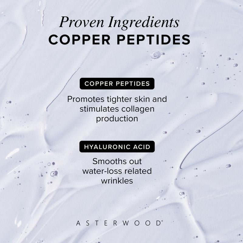 Copper Peptides Serum for Face - Tightening, Repairing, Collagen Boosting - with Ghk-Cu and Hyaluronic Acid - Fragrance-Free