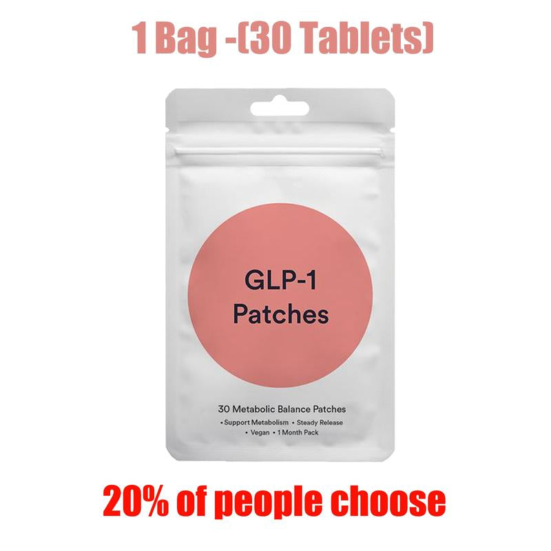 GLP-1 Patches with L Glutamine, Chromium, Cinnamon, Pomegranate and Berberine - 30 PCS - Firming Skin Therapy | Ultra - Comfortable Body Care for Women Daily Natural