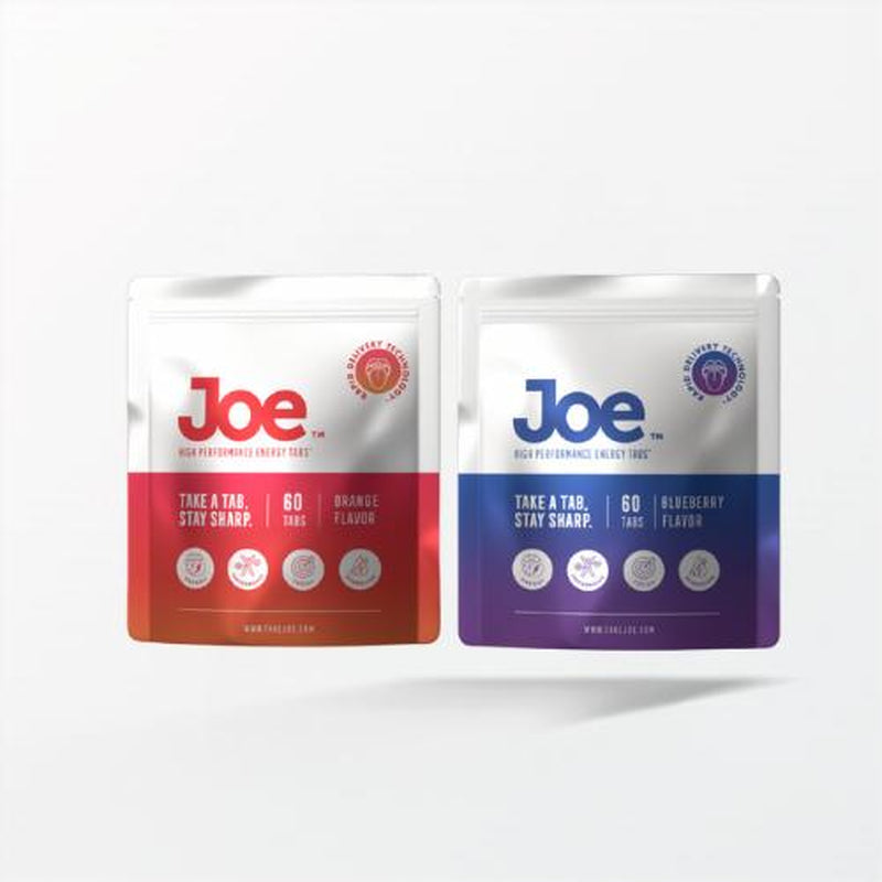 Joe Energy – Instant Pocket-Sized Energy with Sublingual Caffeine, L-Theanine & Brain-Boosting Nootropics Candy