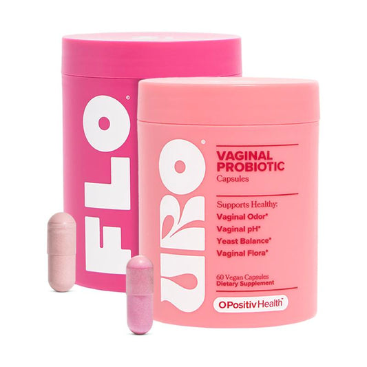 URO Women'S Probiotics & FLO Cycle Support Bundle