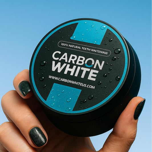Carbon White – Charcoal Teeth Whitener Powder – Natural, Vegan, Coconut (30G) Organic Whitening - Teeth Whitening, Tooth Polish