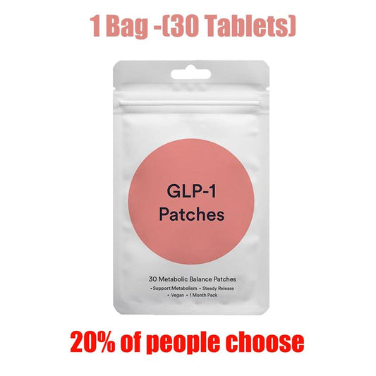 GLP-1 Patches with L Glutamine, Chromium, Cinnamon, Pomegranate and Berberine - 30 PCS - Firming Skin Therapy | Ultra - Comfortable Body Care for Women Daily Natural