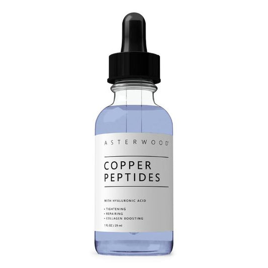Copper Peptides Serum for Face - Tightening, Repairing, Collagen Boosting - with Ghk-Cu and Hyaluronic Acid - Fragrance-Free